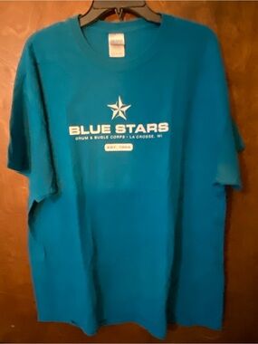 Blue stars drum corps shirt size xl